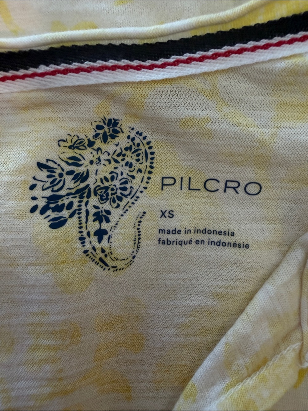 Pilcro Yellow Floral V-Neck Blouse - Picture 3 of 5